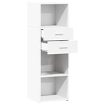 Highboard White 40x42.5x124 cm Engineered Wood - Bargainia.com - 