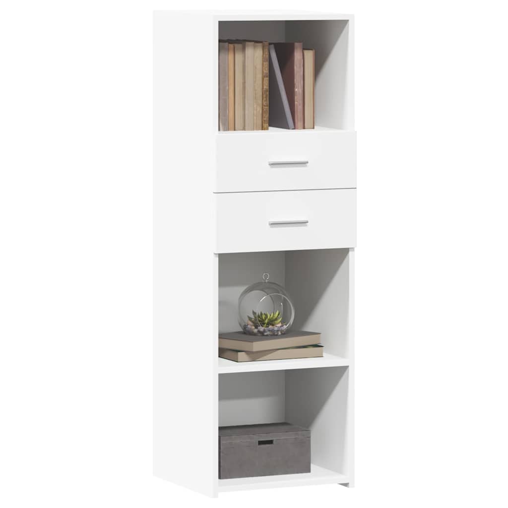Highboard White 40x42.5x124 cm Engineered Wood - Bargainia.com - 
