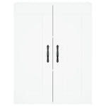 Highboard White 69.5x34x180 cm Engineered Wood - Bargainia.com - 