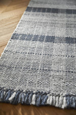 Highland Navy Checkered Rug - Bargainia.com - 