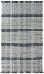 Highland Navy Checkered Rug - Bargainia.com - 