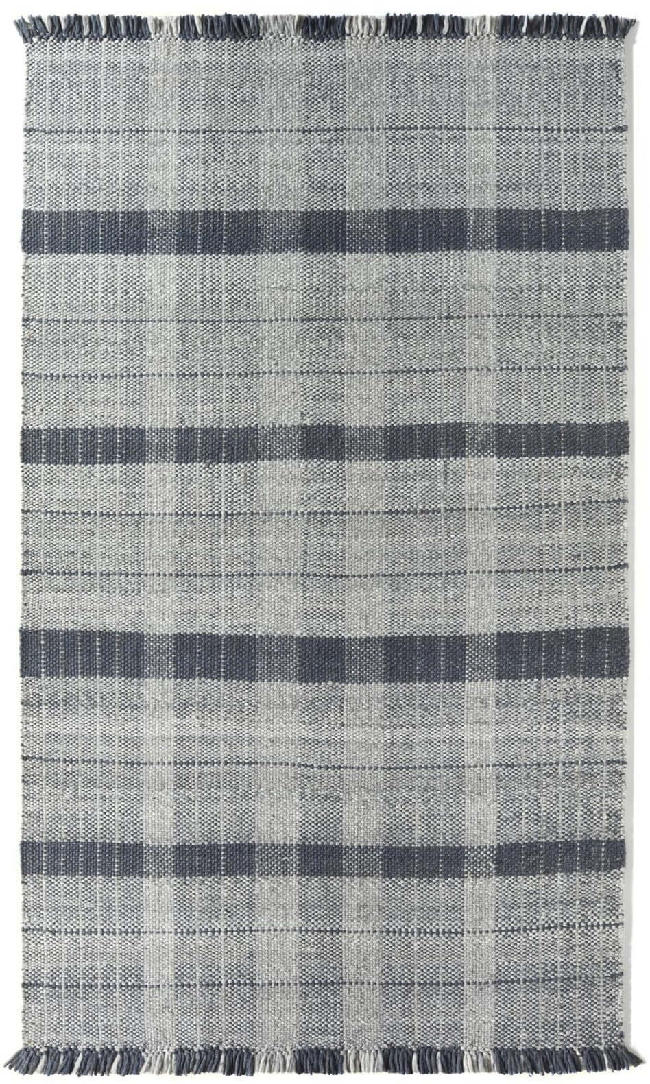 Highland Navy Checkered Rug - Bargainia.com - 5026134567375 - HGHCHK_BLUEXX_080X150