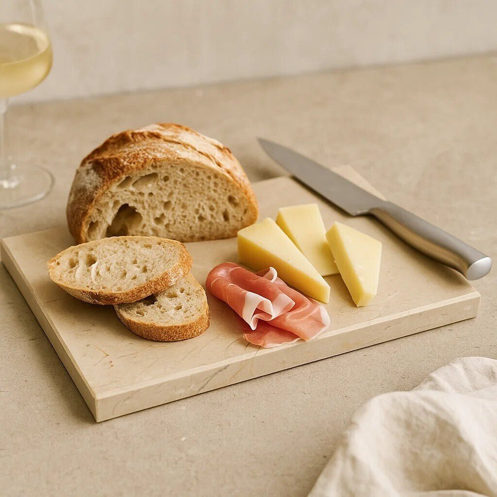 Himaya Champagne Marble Chopping And Serving Board - Bargainia.com - 5018705788210