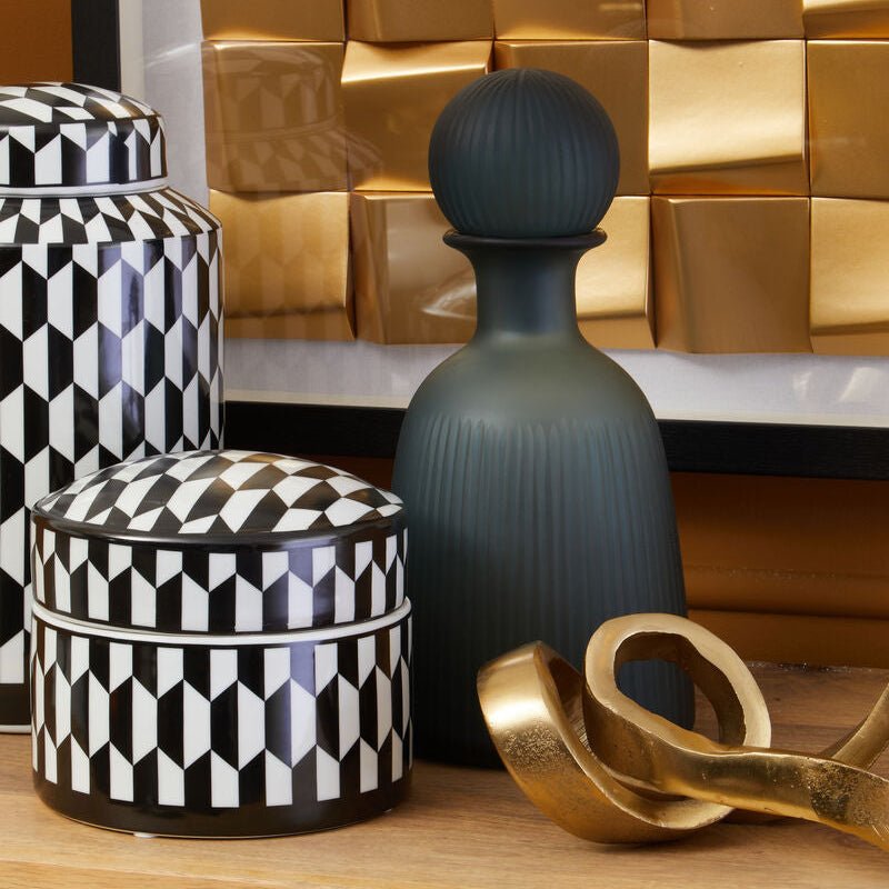 Hira Medium Blue Bottle Vase - Bargainia.com - 5018705974668