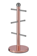 Hirano 6 Cup Copper Finish Mug Tree - Bargainia.com - 5018705436807