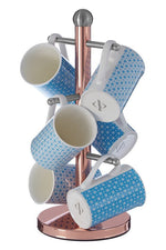 Hirano 6 Cup Copper Finish Mug Tree - Bargainia.com - 5018705436807