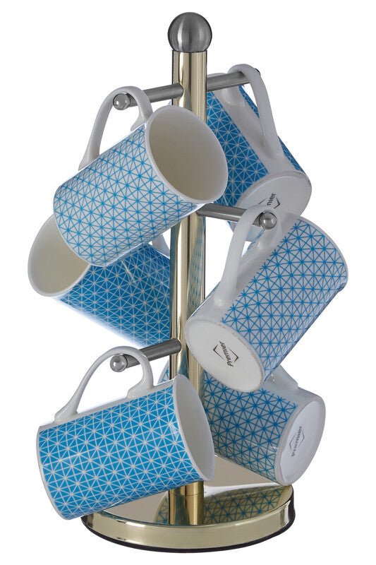 Hirano 6 Cup Gold Finish Mug Tree - Bargainia.com - 5018705436791