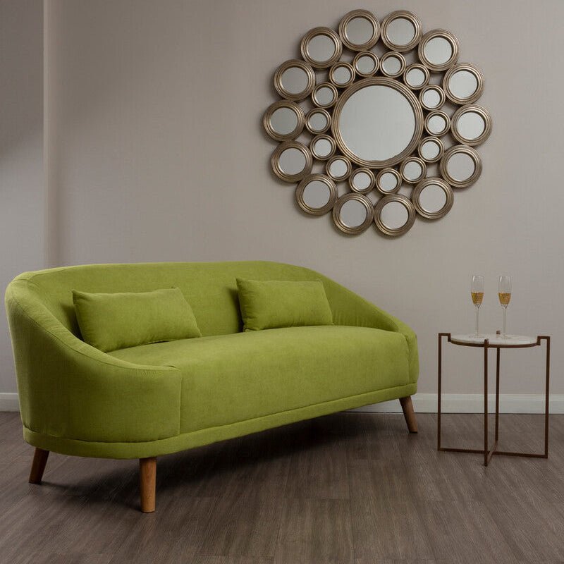 Holland Green Linen Sofa - Bargainia.com - 