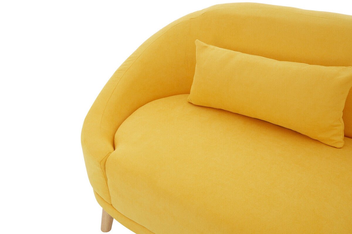 Holland Yellow Linen Sofa - Bargainia.com - 