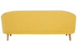 Holland Yellow Linen Sofa - Bargainia.com - 
