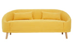 Holland Yellow Linen Sofa - Bargainia.com - 