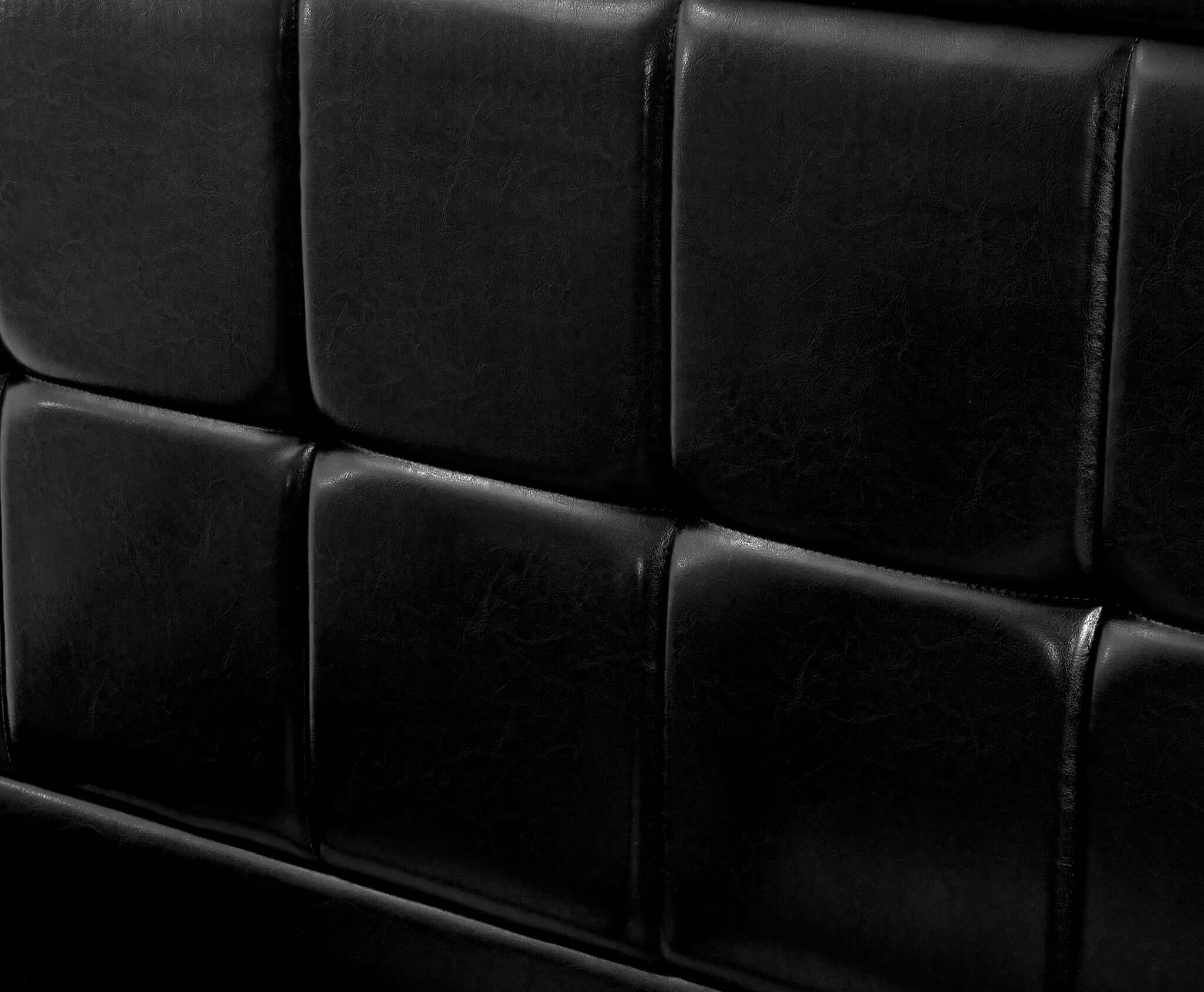 Hollywood Ottoman Bed Frame Faux Leather - Black Clearance