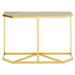 Horizon Black Tempered Glass Console Table - Bargainia.com - 5018705444543