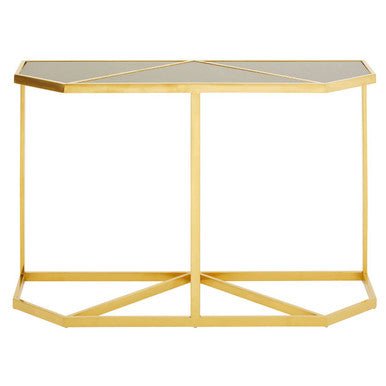 Horizon Black Tempered Glass Console Table - Bargainia.com - 5018705444543