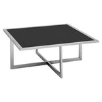 Horizon Silver Coffee Table And Stools Set - Bargainia.com - 5018705444581