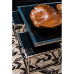 Horizon Silver Coffee Table And Stools Set - Bargainia.com - 5018705444581