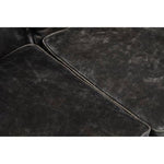 Hoxton Antique Black 3 Seat Chesterfield Leather Sofa - Bargainia.com - 