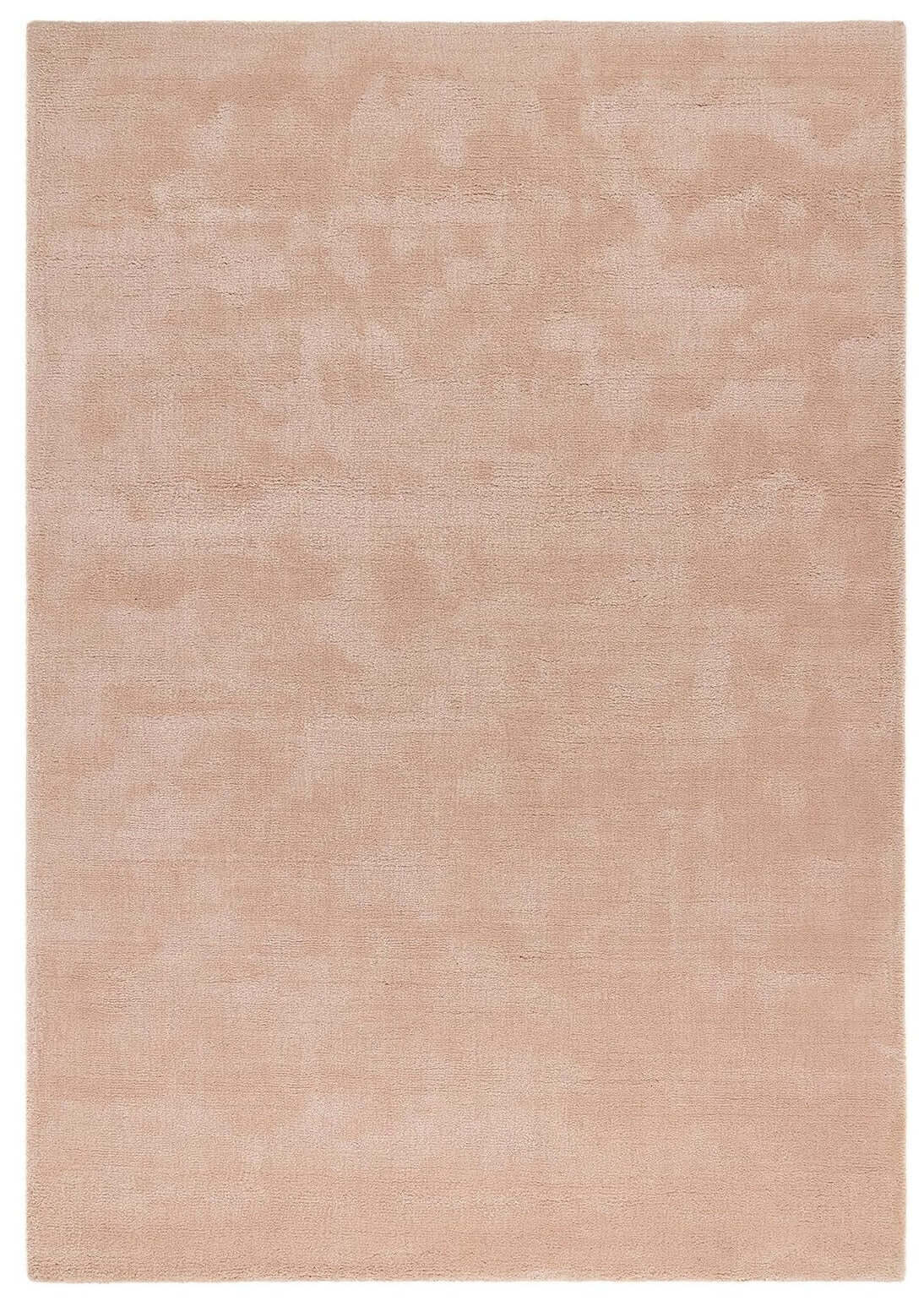 Hush Solid Coral Pink Luxury Rug - Bargainia.com - 