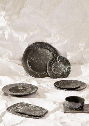 Hygge Black Faux Marble Bowl - Bargainia.com - 5018705452661