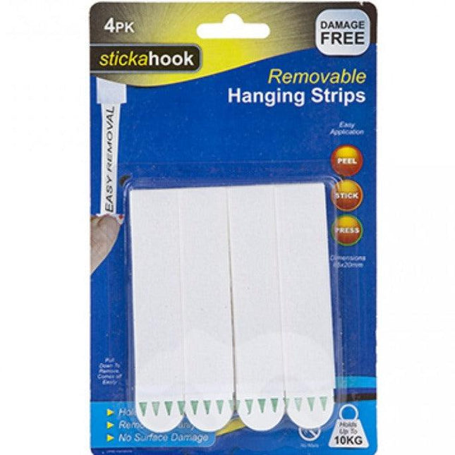 Stickahook Removable Picture Strips - Pack of 4-5050565395399-Bargainia.com
