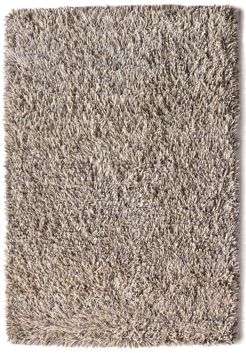 Imperial Mid Grey Mix Shaggy Pile Wool Rug - Bargainia.com - 