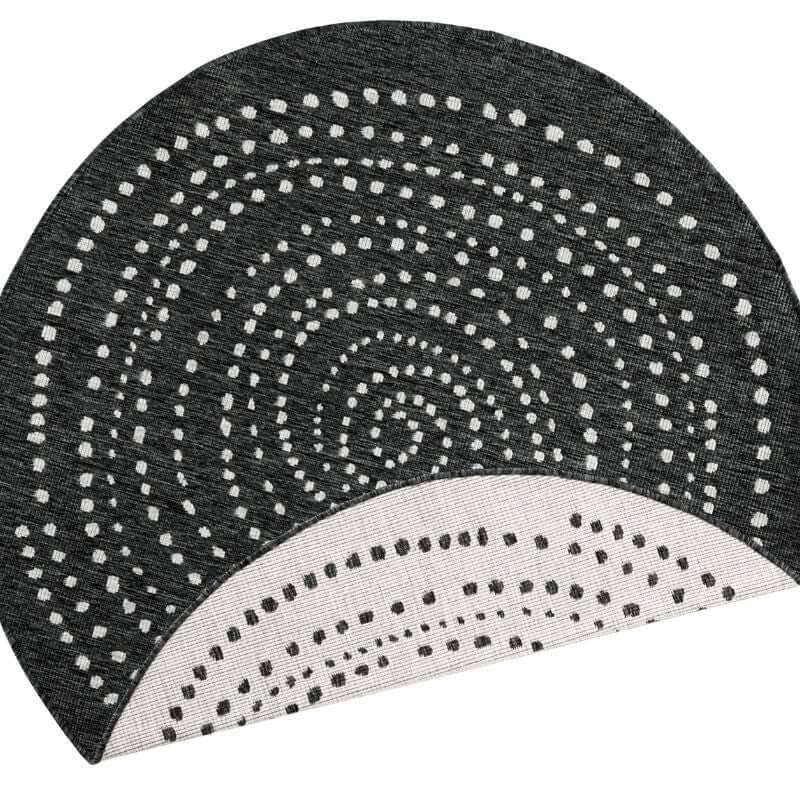 Indoor Outdoor Bali Reversible Round Rug - Bargainia.com - 
