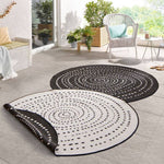 Indoor Outdoor Bali Reversible Round Rug - Bargainia.com - 