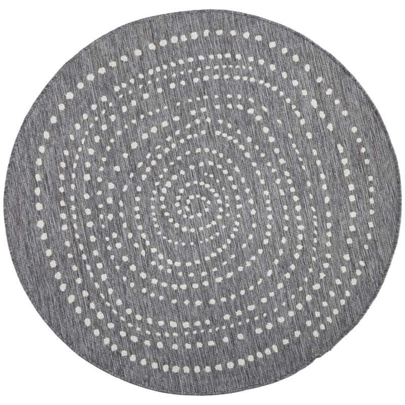 Indoor Outdoor Bali Reversible Round Rug - Bargainia.com - 