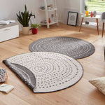 Indoor Outdoor Bali Reversible Round Rug - Bargainia.com - 