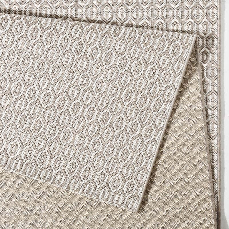 Indoor Outdoor Coin Rug – Geometric Design - Bargainia.com - 4260425285680 - 102475-80x150