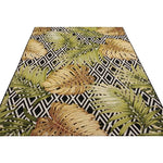 Indoor - Outdoor Leaves Noble Rug - Bargainia.com - 