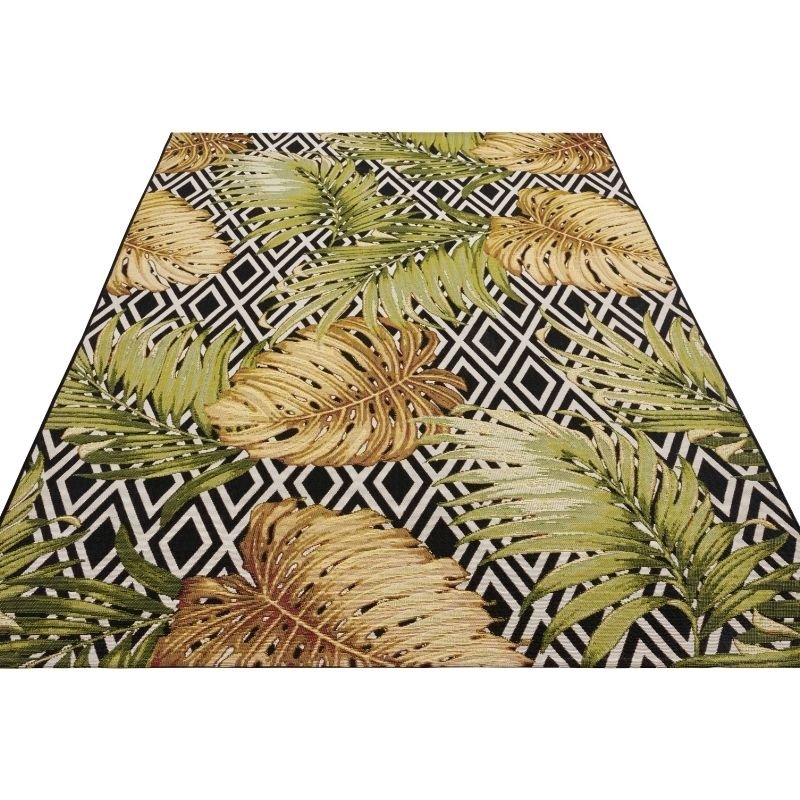 Indoor - Outdoor Leaves Noble Rug - Bargainia.com - 