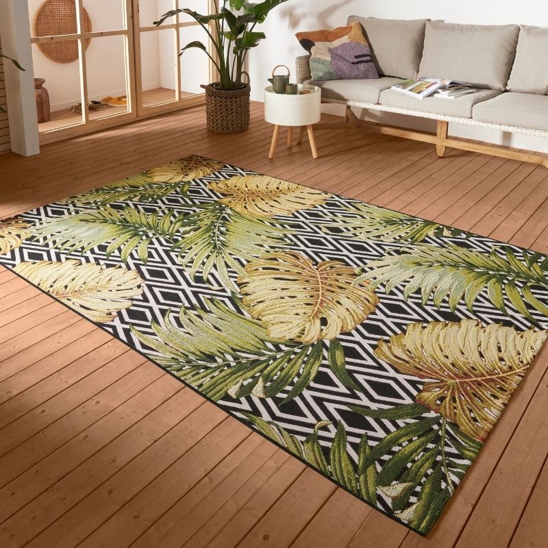 Indoor - Outdoor Leaves Noble Rug - Bargainia.com - 