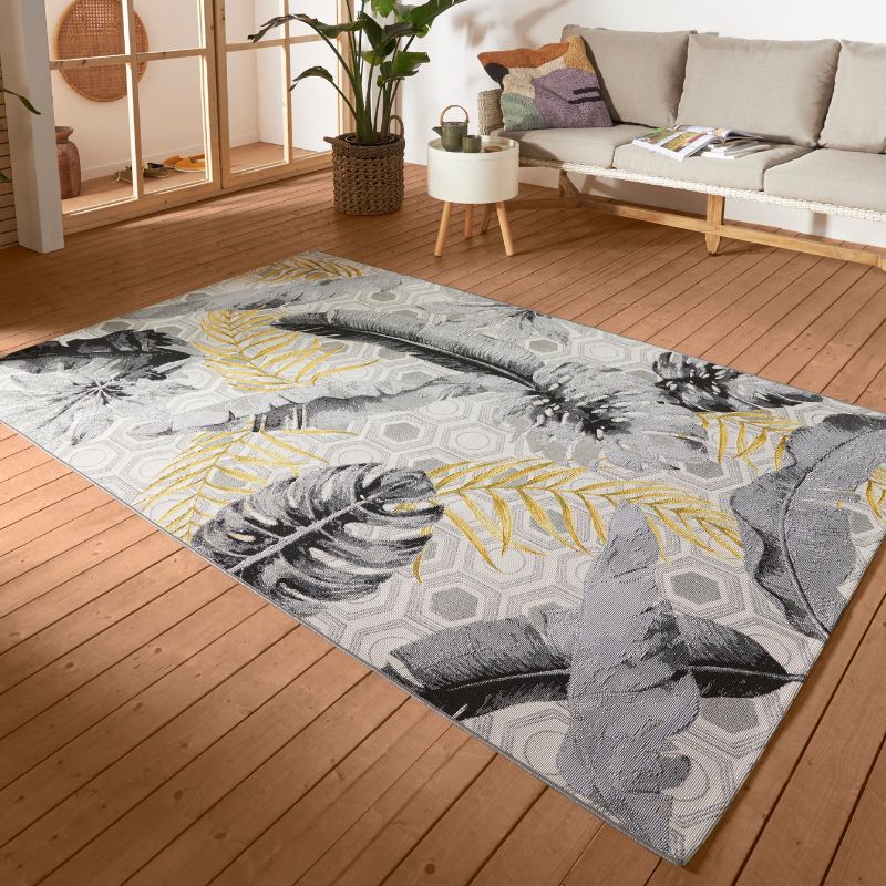 Indoor - Outdoor Leaves Noble Rug - Bargainia.com - 