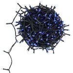 Indoor/Outdoor 8 Function LED Waterproof Fairy Lights with Green Cable (300 Lights - 25M Cable) - Blue - Bargainia.com - 