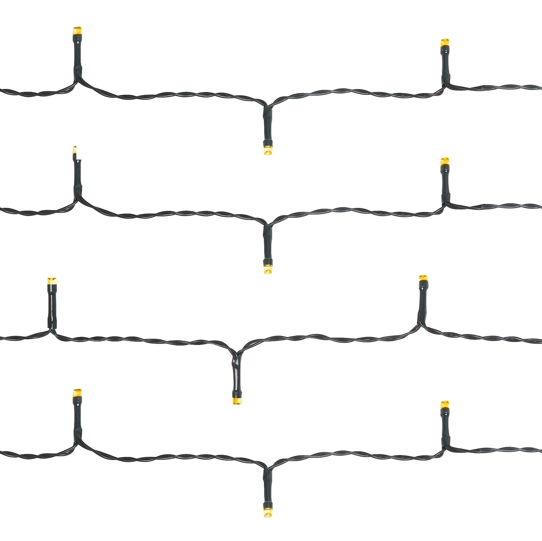 Indoor/Outdoor 8 Function LED Waterproof Fairy Lights with Green Cable (400 Lights - 32M Cable ) - Warm White Lights - Bargainia.com - 