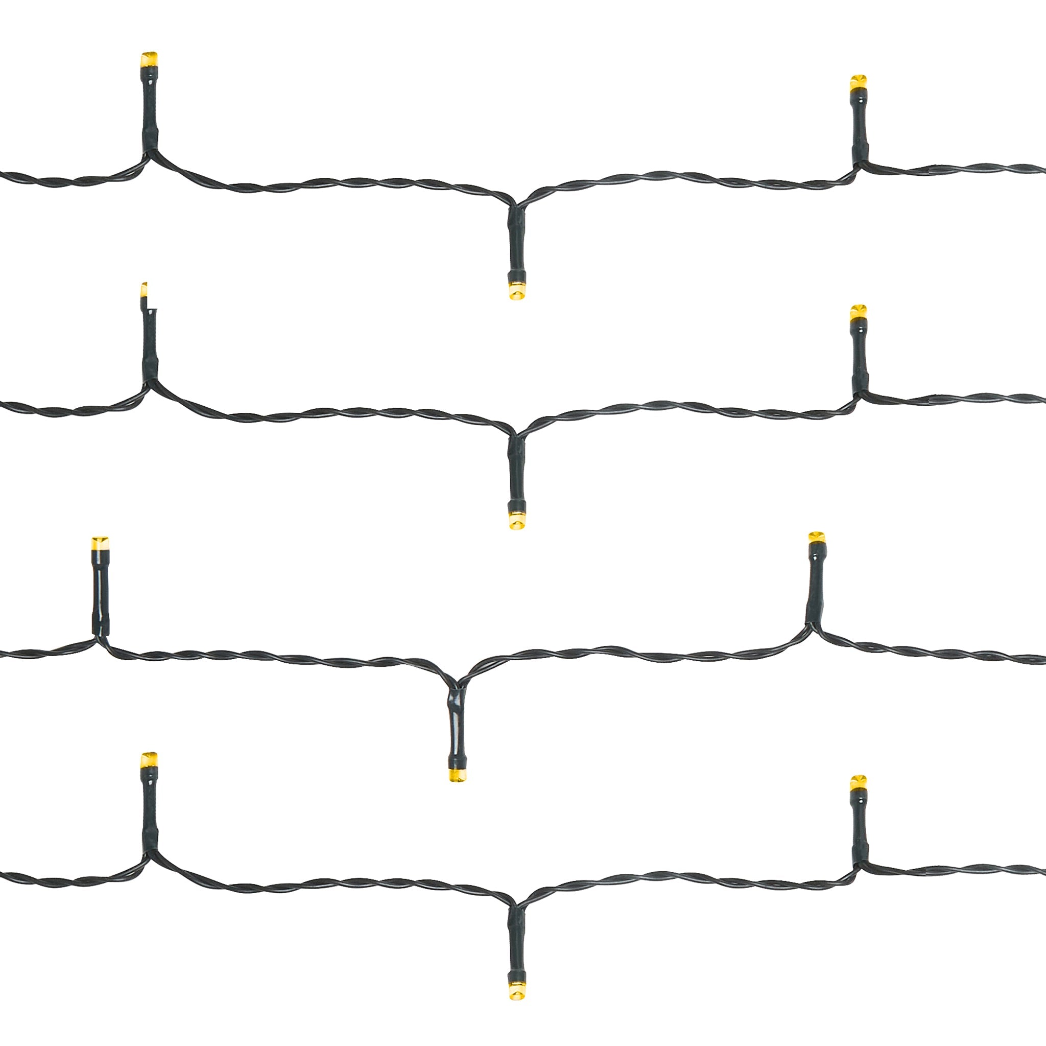 Indoor/Outdoor 8 Function LED Waterproof Fairy Lights with Green Cable (400 Lights - 32M Cable ) - Warm White Lights Lighting Bargainia