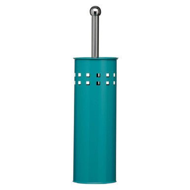 Indy Turquoise Toilet Brush with Holder - Bargainia.com - 5018705700762