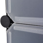 Interlocking Shoe Organiser with 10 Compartments Black - Bargainia.com - 