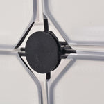 Interlocking Shoe Organiser with 12 Compartments White - Bargainia.com - 