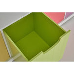 Isla Kids White 4 Coloured Boxes Storage Unit - Bargainia.com - 5018705614960