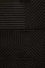 Jakara Black Finish Sideboard with 4 Doors and 3 Drawers - Bargainia.com - 5018705496450