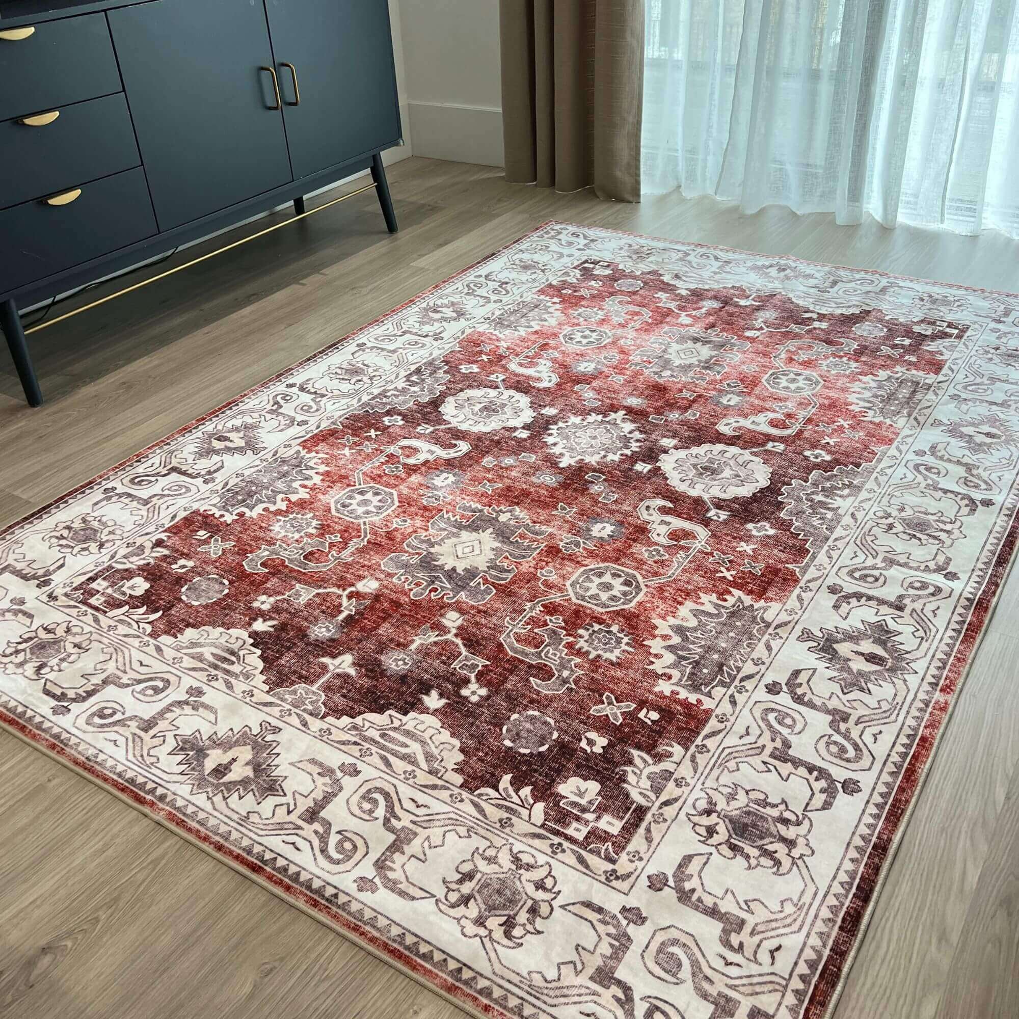 Jasru Vintage Washable Rug - Bargainia.com - 5060827251257 - SIL001007