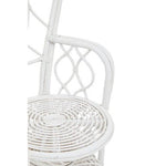 Java Grey And White Natural Rattan Curved Chair - Bargainia.com - 5018705957388