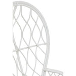 Java Grey And White Natural Rattan Curved Chair - Bargainia.com - 5018705957388