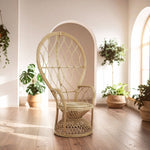 Java Natural Rattan Curved Chair - Bargainia.com - 5018705957364