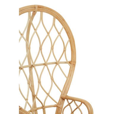 Java Natural Rattan Curved Chair - Bargainia.com - 5018705957364