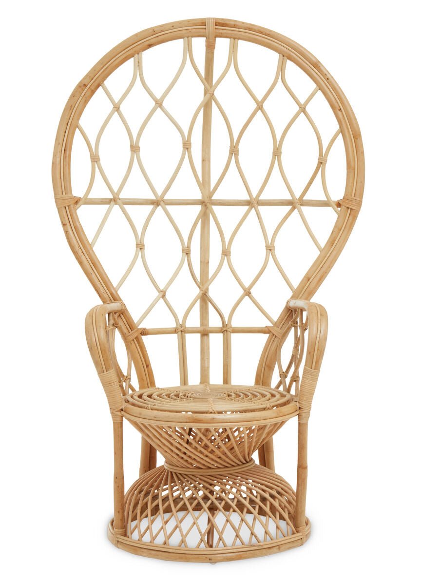 Java Natural Rattan Curved Chair - Bargainia.com - 5018705957364