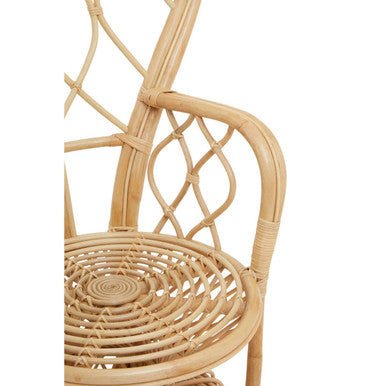 Java Natural Rattan Curved Chair - Bargainia.com - 5018705957364