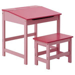 Jordan Childrens Pink Desk And Stool - Bargainia.com - 5018705693866